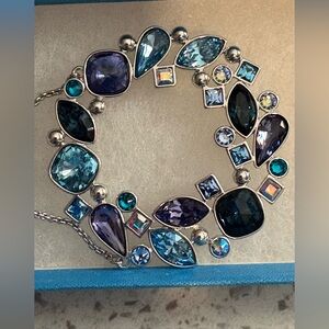 Elegant Multi-Color Gemstone Bracelet